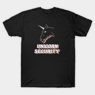 unicorn security funny unicorn bouncer, T-Shirt